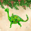 Italian Ornaments 4.5 Inch Tully Dotasaurus Dinosaur Child-Like Tree Ornaments - 2 of 4