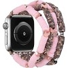 Worryfree Gadgets Fashion Preppy Stack Handmade Elastic Band for Apple Watch 38/40/41mm - 3 of 4