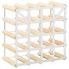 vidaXL Wine Rack for 20 Bottles Solid Pinewood - 3 of 4