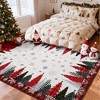 Washable Christmas Rug Ultra-Soft Holiday Decorative Bedroom Carpet - 3 of 4