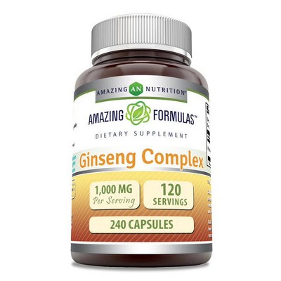 Amazing Formulas Ginseng Complex 1000 Mg 240 Capsules