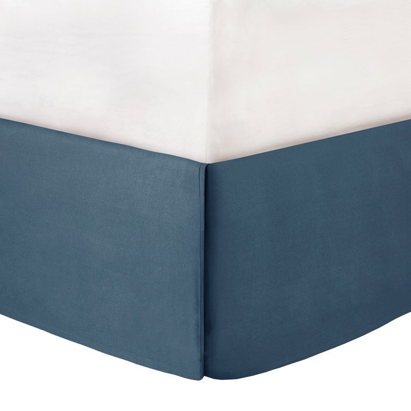 Blue Bedford Cotton Sateen Comforter Set, 5 of 10