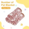 Unique Bargains Medium Soft Fluffy Flannel Star Printed Pet Throw Blanket Scratch Proof Pet Furniture Protector Cover - 2 of 4