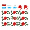Unique Bargains Artificial Flowers Bouquet Set Wedding Car Decoration 1 Pc - 3 of 4