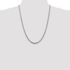 Black Bow Jewelry 4.25mm Sterling Silver Solid Rope Chain Necklace - 2 of 4