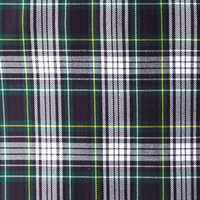 white/evergreen plaid