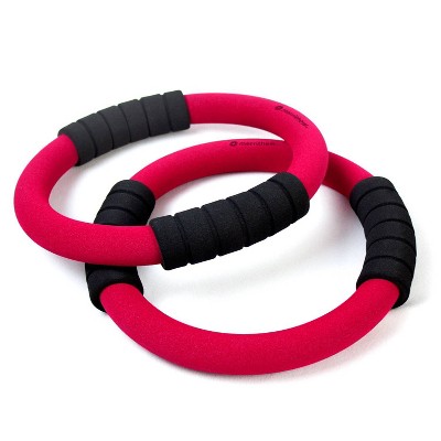 Stott Pilates Fitness Circle Toning Rings 2pk - Red