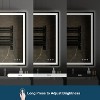 BesMirror Anti-Fog, Waterproof, Shatterproof and Front Lit LED Bathroom Mirror with 3 Color Lights - 3 of 4