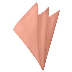 TheDapperTie - Men's Solid Color 10 Inch x 10 Inch Pocket Squares Handkerchief - 1 of 3