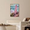 Art Remedy Colorful Surfboard in the Sand Colorful Coastal Wall Art Framed - 2 of 4