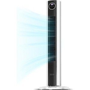 ZAFRO Tower Fan for Bedroom, Standing Bladeless Fan that Blows Cold Air for Home, 85¡ã Oscillating Quiet Cooling Floor Fans with Remote - 1 of 4
