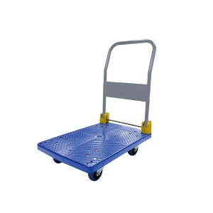 Foldable Platform Push Hand Truck Cart - 1 of 4