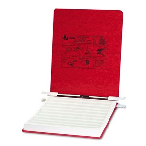 ACCO PRESSTEX Covers w/Storage Hooks 6" Cap 9 1/2 x 11 Executive Red 54119 - 1 of 2