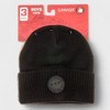 Canada Weather Gear Boys 3-Pack Beanie - Winter Knit Hat Set - Warm, Stylish & Comfortable Kids Beanies for Cold Weather - 3 of 4