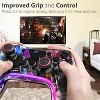 Fosmon [2 Pair / 4 Pcs] For Nintendo Switch Thumb Grips, Switch Joycon Grip, Silicone PS5 Controller Thumb Grips For Xbox One X S PS3 PS4, Black/Red - 2 of 4