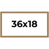 PosterPalooza | 36x18 Wood Antique Frame with UV Acrylic, 4 Finishes: Bronze, Gold, Silver, and Black - 2 of 4