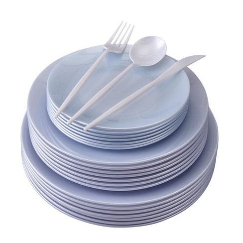 Dinner Set Cutlery Knives Forks Spoons Silver