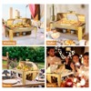 ROVSUN 9QT Roll Top Rectangular Gold Chafing Dish Buffet Set with Glass Window for Wedding Party Banquet Events - 3 of 4