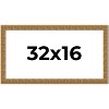 PosterPalooza | Panoramic Sculpted Black Picture Frame - UV Acrylic, Foam Board Backing, Hanging Hardware - 2 of 4