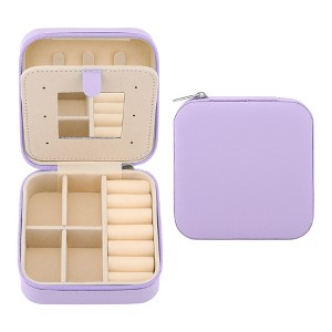 REGALWOVEN Women's Mini Portable Compact Elegant Jewelry Box - 1 of 4