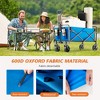 SKRAN Capacity Foldable Portable Wagons Carts with All-Terrain Wheels & Drink Holders,Heavy Duty Collapsible for Beach,Picnics(Wagon Only) - 4 of 4