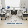 Mr Ironstone L Shaped Computer Desk - Gaming Corner 50 Inch Office Writing PC Wooden Table with CPU Storage Shelf & Side Bag - 4 of 4