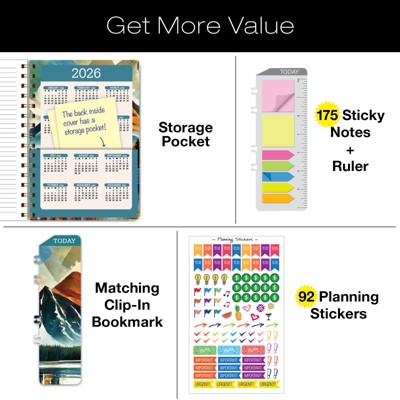 Global Printed Products Hardcover CY 2025 Fashion Planner - 5.5"x8" (Lake View)