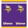 3ct Minnesota Vikings Football Reusable Tablecloth: NFL Plastic Disposable Tableware, Super Bowl Party Supplies, 102"x54" - 2 of 3