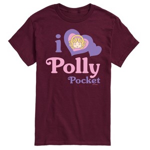 Men's - Polly Pocket - I Love Polly Pocket Short Sleeve Graphic T-Shirt - 1 of 4