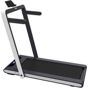 2 in 1 Under Desk Treadmill, 2.5HP Folding Under Desk Treadmill with Remote Control,Walking Pad,Treadmills for Home,Walking Pad Treadmill Under Desk - 1 of 4