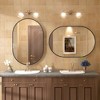 Apmir Oval High-Strength Tempered Glass and Aluminum Alloy Framed French Cleat Mounted Wall Decor Bathroom Vanity Mirror with 5-Year Warranty - 3 of 4