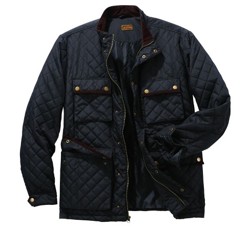 Boulder Creek By Kingsize Men's Big & Tall Quilted Jacket - Tall - L ...