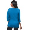 Jessica London Stretch Cotton Boatneck Tunic - 3 of 4