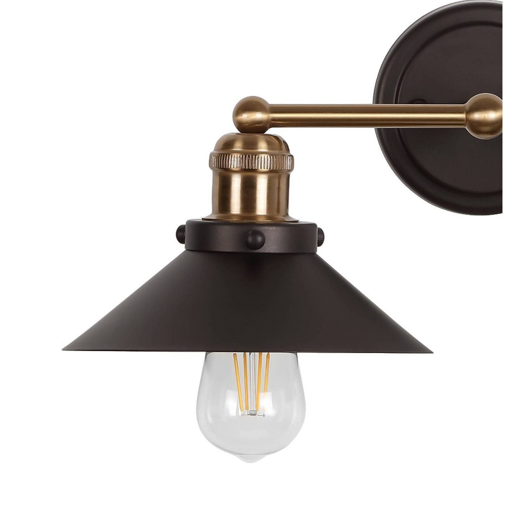 26.5"" 3-Light July Sconce with Metal Shade Oil Rubbed Bronze - JONATHAN Y: Modern Bathroom Lighting, ETL Listed -  82400423