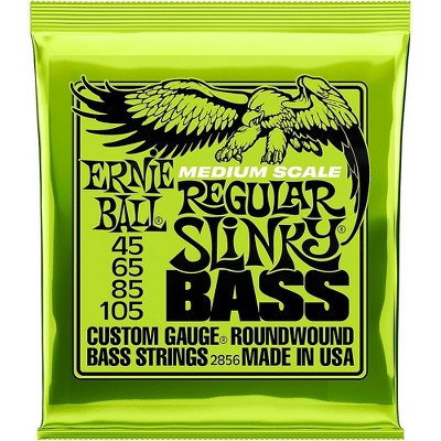 Ernie Ball Regular Slinky Nickel Wound Medium Scale Bass Strings