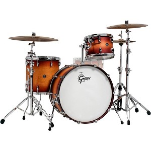 Gretsch Drums Renown 3-Piece Rock Shell Pack With 24" Bass Drum Satin Tobacco Burst - 1 of 2