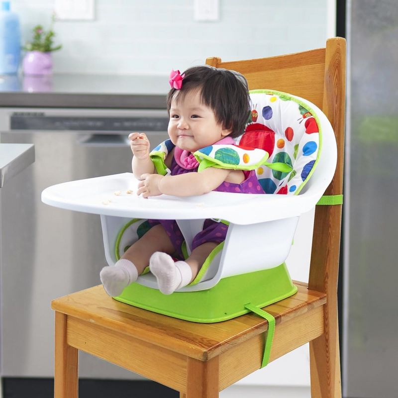 Creative Baby 3-in-1 Highchair, Booster Seat, and Kids Chair, Versatile and Safe Dot Design - Eric Carle's The Very Hungry Caterpillar, 5 of 6
