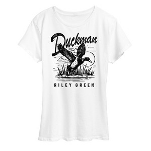 Women's - Riley Green - Duckman Short Sleeve Graphic T-Shirt - 1 of 4