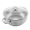 Chantal Induction 21 Steel 5 qt. Chef's Pan w/ Glass Lid - 2 of 3