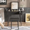 Bella Depot Vanity Table with Flip Top Mirror and LED Light - 2 of 4