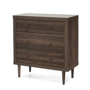 NicBex 3 Drawers Dresser for Bedroom,Chest of Drawers with Round Knobs Design,Modern Freestanding Dresser,Storage Dressers for Bedroom - 1 of 4