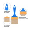 Unique Bargains Nylon Bristle Wall Treatment Tool Paint Brush with Wooden Handle 10 Pcs - 4 of 4
