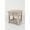 Jofran,Artisan's Craft Rustic Farmhouse Distressed Acacia End Table - 2 of 4