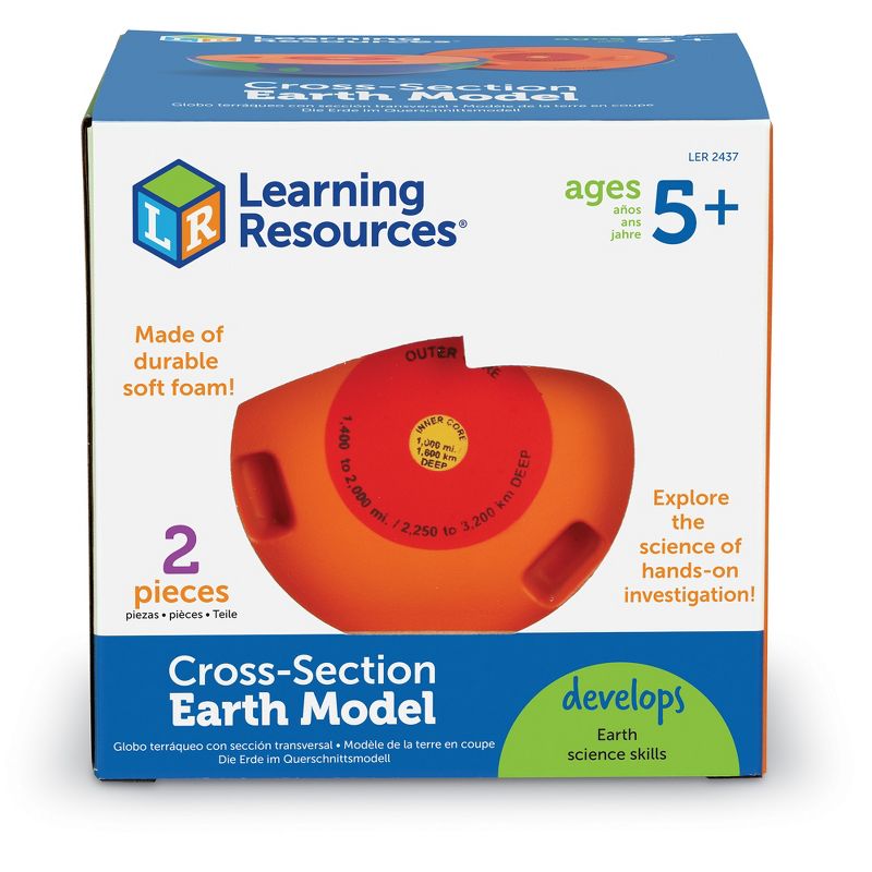 Learning Resources Cross-Section Earth Model - 2 Pieces, 3 of 7