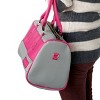 Slickblue Women's Handbag Faux Leather Multicolor with Studs, Buckles, Top Handles and Zippered Compartments - 3 of 4