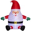 YOOCOZZ  Christmas Yard Decoration - 6 FT Inflatable Xmas Santa Claus with Rotating Magic Ball Light, Blow-Up Outdoor Yard Display Xmas Decoration - 2 of 4