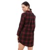 Old Ranch Brands Women's Plaid Organic Flannel Night Shirt - 2 of 4