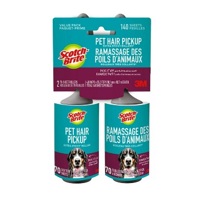 Scotch-Brite Pet Hair Pickup Lint Roller - 2ct