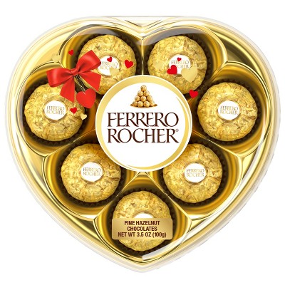 Ferrero Rocher Fine Hazelnut Milk Chocolate, Individually Wrapped Chocolate  Candy Gifts, 3 Count (Pack of 12)