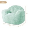 Large Bean Bag Chair for Kids Adults, Living Room Furniture Beanbag Couch Sofa, Soft Fluffy Faux Fur Bean Bag Lazy Sofa for Gaming Reading - 3 of 4